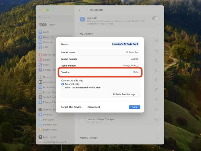Can't Update Airpods Pro 2