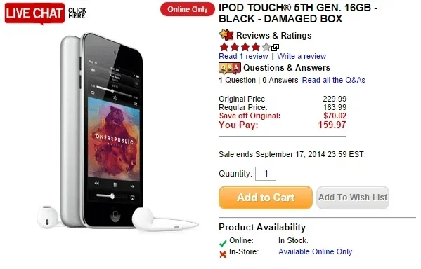 Do Ipods Ever Go on Sale